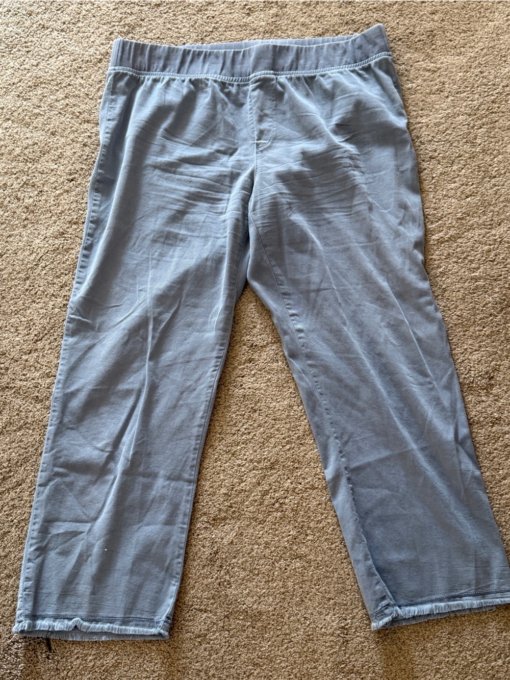 Light Blue Wide-Leg Pants